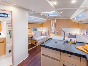 Picture of the boats interior main room